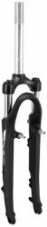 ZOOM Swift trekking kerékpár villa 28" alumínium, rugós-elastomer, fekete, 45 mm rugóút, tárcsafék kompatibilis, menetes nyak (240-70 mm) Ø1"1/8-25, 4 belső, első csomagtartó felszerelhető ZOOM Egyéb jármű