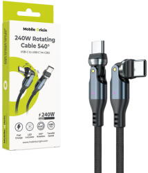 Mobile Origin 240W Rotating Cable 540° USB-C to USB-C 1m CB12 (MO-240WRC-CB12) - pcone