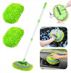  Autós felmosó Fiber Car Cleaning Brush Felmosó kesztyű 2 az 1-ben (Szczotka do Czyszczenia Samochodu)