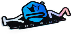 KRM Pro Ride kék hologramos matrica KRM Váz, idomok és járműkiegészítők Matricák és járműdekoráció Egyéb matricák és dekorációs elemek
