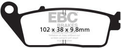 EBC Brakes EBC FA196V V-PAD fékbetét (1 tárcsához, garnitúra) EBC Brakes Fékrendszer és alkatrészei Fékbetétek, fékpofák és féktárcsák Tárcsafékbetétek