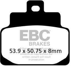 EBC Brakes EBC SFAC301 robogó fékbetét szett karbon (1 tárcsához) EBC Brakes Fékrendszer és alkatrészei Fékbetétek, fékpofák és féktárcsák Tárcsafékbetétek