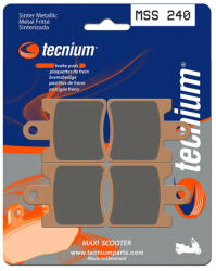 TECNIUM Maxi Robogó Szinterelt Fékbetétek - MSS240 TECNIUM Fékrendszer és alkatrészei Fékbetétek, fékpofák és féktárcsák Tárcsafékbetétek