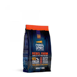 PRIMAL Spirit Száraz puha Kutyaeledel kutyáknak Rebel Farm 65% Csirke Halak 1 kg