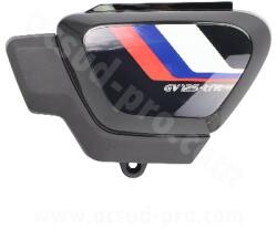 TNTMT TNT MOTOR GOOD VIBES E5 bal hátsó burkolat fekete, piros matrica TNTMT Váz, idomok és járműkiegészítők Matricák és járműdekoráció Egyéb matricák és dekorációs elemek