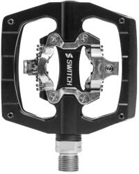 SWITCH Switch Flip Clip CNC alumínium fekete gravel/MTB pedál 90 x 90 mm (Shimano SPD kompatibilis) (pár) SWITCH Egyéb járművek Kerékpározás Kerékpár-alkatrészek Kerékpár-pedálok