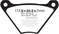EBC Brakes EBC FA024/2V V-PAD első/hátsó fékbetét szett (1 tárcsához) EBC Brakes Fékrendszer és alkatrészei Fékbetétek, fékpofák és féktárcsák Tárcsafékbetétek