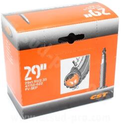 CST 29" x 1.90-2.35 kerékpár belső gumi, Presta szeleppel, önjavító, 47/52-622 CST Egyéb járművek Kerékpározás Kerékpár-alkatrészek Kerékpárkerekek és kerékalkatrészek Kerékpár-belső gumik