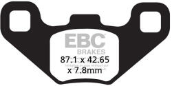 EBC Brakes EBC FA490R fékbetét szett (1 tárcsához) EBC Brakes Fékrendszer és alkatrészei Fékbetétek, fékpofák és féktárcsák Tárcsafékbetétek