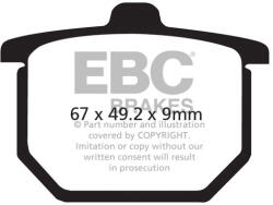EBC Brakes EBC FA031 fékbetét (1 tárcsához) EBC Brakes Fékrendszer és alkatrészei Fékbetétek, fékpofák és féktárcsák Tárcsafékbetétek