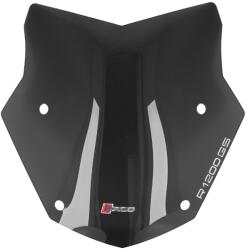 Faco motoros szélvédő BMW 1200 R GS 2013-2018, R GS Adventure 2013-2018 (füstszínű, rövid, 350mm) Faco Váz, idomok és járműkiegészítők Szélvédők és tartozékaik Szélvédők Motorkerékpár- és robogószélvédők