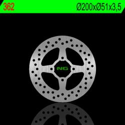 NG Brake Disc NG FÉKEK Fix Fék Tárcsa - 362 NG Brake Disc Fékrendszer és alkatrészei Fékbetétek, fékpofák és féktárcsák Féktárcsák