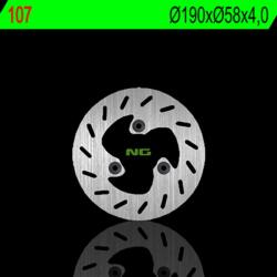 NG Brake Disc NG BRAKES Fix Fék Tárcsa - 107 NG Brake Disc Fékrendszer és alkatrészei Fékbetétek, fékpofák és féktárcsák Féktárcsák
