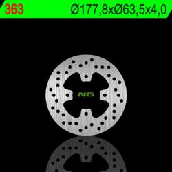 NG Brake Disc NG BRAKES Fix Féknyereg - 363 NG Brake Disc Fékrendszer és alkatrészei Fékbetétek, fékpofák és féktárcsák Féktárcsák