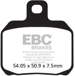 EBC Brakes EBC FA266 fékbetét készlet (1 tárcsához) EBC Brakes Fékrendszer és alkatrészei Fékbetétek, fékpofák és féktárcsák Tárcsafékbetétek