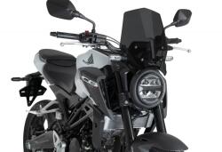 Puig Honda CB125R / CB300R 24-25 erősen sötétített szélvédő plexi Puig Váz, idomok és járműkiegészítők Szélvédők és tartozékaik Szélvédők Motorkerékpár- és robogószélvédők