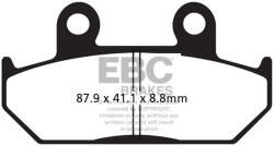 EBC Brakes EBC FA124 fékbetét szett (1 tárcsához, organikus, Kevlar) EBC Brakes Fékrendszer és alkatrészei Fékbetétek, fékpofák és féktárcsák Tárcsafékbetétek