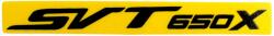 QJ-MOTOR TAIL COVER RIGHT MODEL DECAL SVT650 SVT650X Jobboldali hátsó burkolat matrica SVT650/SVT650X QJ-MOTOR Váz, idomok és járműkiegészítők Matricák és járműdekoráció Egyéb matricák és dekorációs elemek