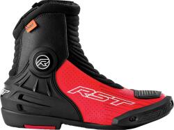 RST TracTech Evo D3O rövid csizma - fekete / fluoreszkáló piros RST Ruházat és védőfelszerelés Motoros csizmák és cipők Motoros cipők és rövid szárú csizmák