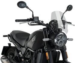 Puig New Generation Benelli Leoncino 500 C szélvédő, átlátszó Puig Váz, idomok és járműkiegészítők Szélvédők és tartozékaik Szélvédők Motorkerékpár- és robogószélvédők