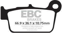 EBC Brakes EBC MXS367 off-road verseny fékbetét (1 tárcsához, garnitúra) EBC Brakes Fékrendszer és alkatrészei Fékbetétek, fékpofák és féktárcsák Tárcsafékbetétek