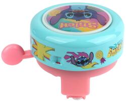 DISNEY Stitch gyerek biciklicsengő, kék-rózsaszín, 55 mm (egy darabos) DISNEY Egyéb járművek Kerékpározás Kerékpáros kiegészítők Kerékpárcsengők