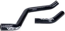 Voca Racing Erősített hűtőcső készlet Voca HQ fekete Derbi Senda DRD D50B Euro3, Euro4-hez Voca Racing Motoralkatrészek Hűtőrendszer és vízpumpák Hűtőcsövek, bilincsek és csatlakozók
