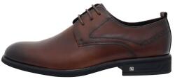 Otter Pantofi barbati, maro, eleganti, piele naturala, cu toc, Otter E6E620006B-02-N-Maro (Marime: 40) (E6E620006B-02-N-Maro-40)