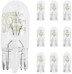 OSRAM izzó 12V 3W W3W W2, 1x9, 5d ék foglalattal (parkolófény) 10 db/csomag OSRAM Elektromos alkatrészek Világítás és fényjelzés Izzók Jelző- és műszerizzók W2.1x9.5d/T10 üvegtalpas izzók