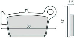 Standard Parts Fékbetétek Beta RR Standard Parts Fékrendszer és alkatrészei Fékbetétek, fékpofák és féktárcsák Tárcsafékbetétek