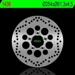 NG Brake Disc NG FÉKEK Fix FékTárcsa - 1436 NG Brake Disc Fékrendszer és alkatrészei Fékbetétek, fékpofák és féktárcsák Féktárcsák