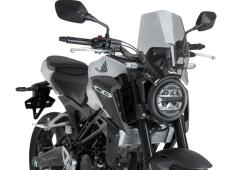 Puig Honda CB125R / CB300R 24-25 enyhén sötétített szélvédő plexi Puig Váz, idomok és járműkiegészítők Szélvédők és tartozékaik Szélvédők Motorkerékpár- és robogószélvédők