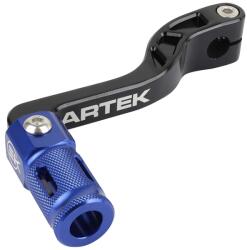 ARTEK Minarelli 50 AM6, Beta 50 RR, Rieju 50 MRT, Sherco 50 SM-R, SE-R CNC alu fekete-kék összecsukható váltókar ARTEK Hajtás és erőátvitel Sebességváltó és végáttétel Váltókarok
