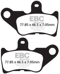 EBC Brakes EBC SFA336 robogó fékbetét garnitúra (1 tárcsához) EBC Brakes Fékrendszer és alkatrészei Fékbetétek, fékpofák és féktárcsák Tárcsafékbetétek