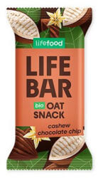 Lifefood Baton de ovaz cu ciocolata bio 40g Lifebar