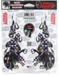 Lethal Threat Race Skulls matrica (jobb és bal) (150x200mm) LETHAL THREAT Váz, idomok és járműkiegészítők Matricák és járműdekoráció Egyéb matricák és dekorációs elemek