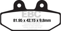 EBC Brakes EBC FA710HH megerősített fékbetét (1 tárcsához) EBC Brakes Fékrendszer és alkatrészei Fékbetétek, fékpofák és féktárcsák Tárcsafékbetétek