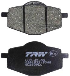 TRW fékbetét MBK 50 X-POWER 1999-2003 hátsó, YAMAHA 50 TZR 1999-2003 hátsó, 125 TDR 1993+ első (MCB539 LC) TRW Fékrendszer és alkatrészei Fékbetétek, fékpofák és féktárcsák Tárcsafékbetétek