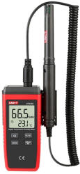 UNI-T Termohigrometru digital portabil UNI-T UT333S -10 C . . . +60 C cu senzor extern, cu Certificat de Etalonare Metrologica (077487)