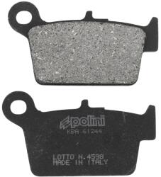 Polini 174.0125 hátsó fékbetét BETA 50 RR Enduro / 50 Motard ALU AM6 (L 66 mm - H 37 mm - vastagság 7, 6 mm) (eredeti) Polini Fékrendszer és alkatrészei Fékbetétek, fékpofák és féktárcsák Tárcsafékbetétek