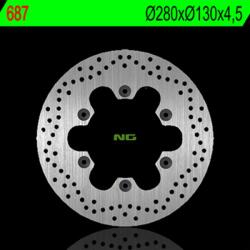 NG Brake Disc NG BRAKES Fix Féknyereg - 687 NG Brake Disc Fékrendszer és alkatrészei Fékbetétek, fékpofák és féktárcsák Féktárcsák