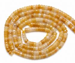  Margele Aventurin Portocaliu Disc Fatetat 2x4x4 mm pentru Bijuterii Handmade