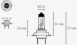 Vparts H7 izzó 12V 55W V PARTS Elektromos alkatrészek Világítás és fényjelzés Izzók Fényszóróizzók H7/PX26d fényszóróizzók