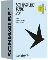 SCHWALBE (Vélo) SCHWALBE AV7A Kerékpár belső gumi 500 x 28A - 20 x 1 3/8, Schrader szelep, alumínium (37-438 - 37-451) SCHWALBE (Vélo) Egyéb járművek Kerékpározás Kerékpár-alkatrészek Kerékpárkerekek és kerékalkatrés