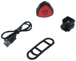 P2R P2R üléscsőre szerelhető hátsó lámpa, akkumulátoros, USB-ről tölthető, LED COB, 30 lumen, féklámpa funkcióval, 7 üzemmód, használati útmutatóval P2R (Vélo) Egyéb járművek Kerékpározás Kerékpáros kiegé