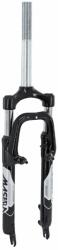 ZOOM MTB 26" teleszkópos villa - acél, rugós-elastomer, V-fékhez és tárcsafékhez, fekete, rugóút: 60 mm, menetes nyak: 230-100 mm, belső átmérő: 1"1/8-28, 6 ZOOM Egyéb járművek Kerékpározás Kerékpár-alkatr