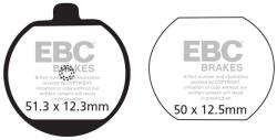 EBC Brakes EBC FA033 fékbetét (1 tárcsához, komplett) EBC Brakes Fékrendszer és alkatrészei Fékbetétek, fékpofák és féktárcsák Tárcsafékbetétek