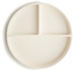 Mushie Szilikon osztott tányér gyerekeknek Ivory (MU2320094)
