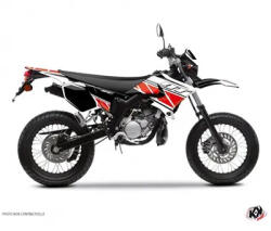 KUTVEK Yamaha 50 DT 2007-2011 piros matrica szett 50ccm motorhoz KUTVEK Váz, idomok és járműkiegészítők Matricák és járműdekoráció Egyéb matricák és dekorációs elemek