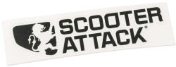 Scooter Attack Matrica Scooter-Attack, fekete Scooter Attack Váz, idomok és járműkiegészítők Matricák és járműdekoráció Egyéb matricák és dekorációs elemek
